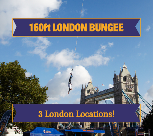 160ft London Bungee Jump at London - King's Cross (Central London) on 28th February 2026