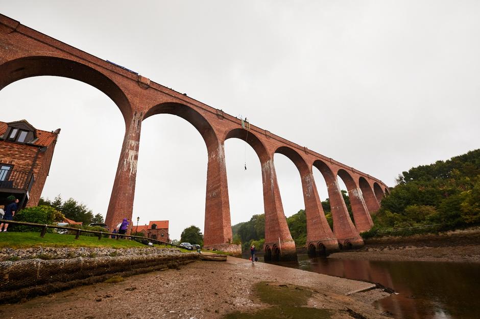 Larpool Viaduct Bridge Bungee Jump
