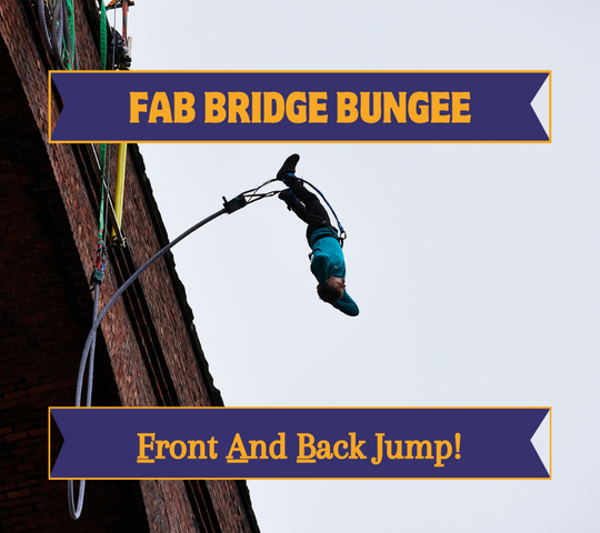 Forwards and Backwards (FAB) Bridge Bungee Jump at Whitby (Yorkshire) - Bridge Bungee Jump on 19th July 2026