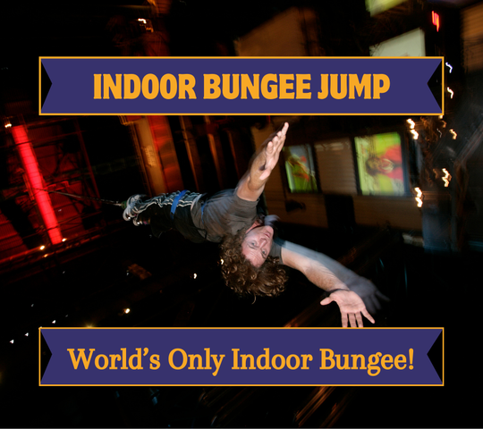 Indoor Bungee Jump @ The Abyss at The Abyss @ Magna - Sheffield / Rotherham on 14th March 2026