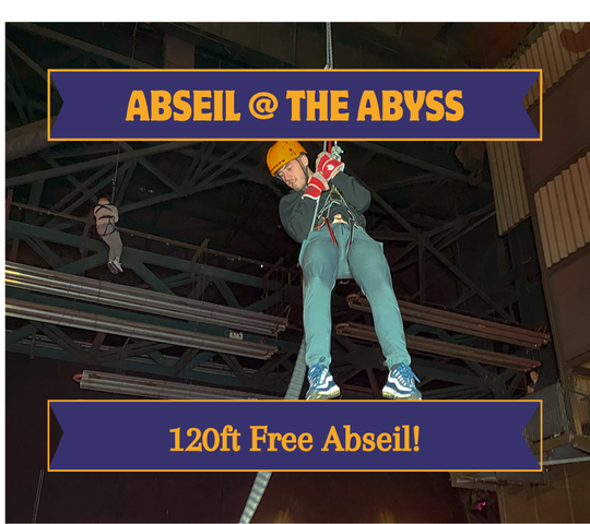 Abseil @ The Abyss at The Abyss @ Magna - Sheffield / Rotherham on 14th March 2026